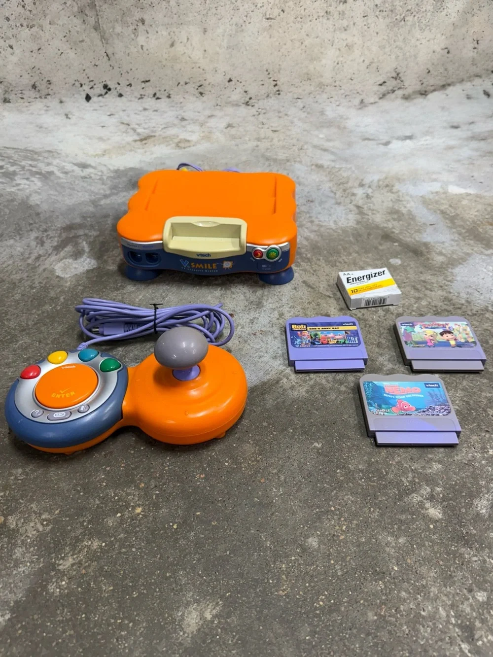 VTech V Smile Learning System Bundle 3 Games Tested